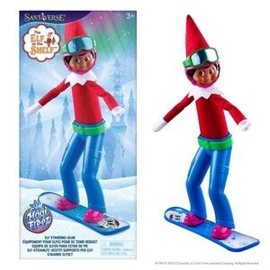 FLASH SALE NWT Elf on the Shelf Magi-Freez Swish & Sleigh Snowboard Set